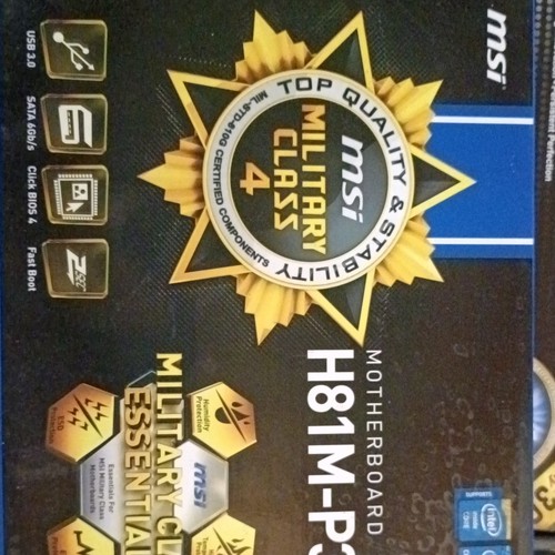 Msi h81m p33 microatx ddr3 - h81m-p33,