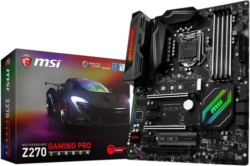 Msi z270 gaming pro - z270, carbon
