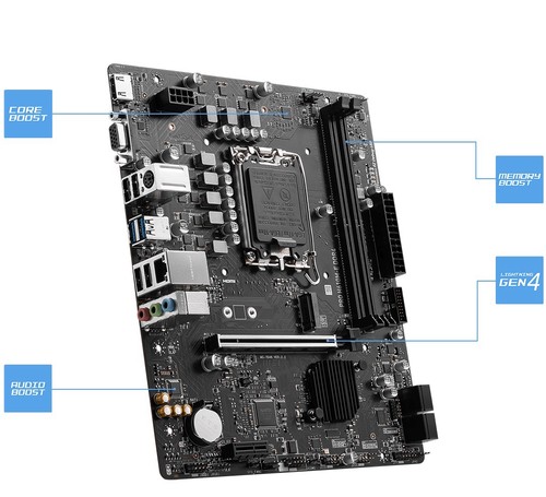 Msi pro h610m - msi, scheda