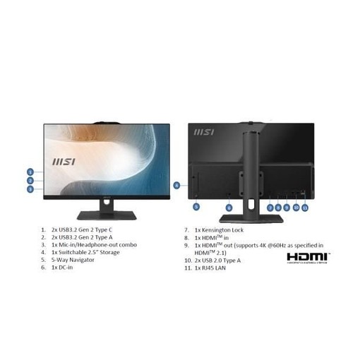 Msi monitor am242tp all one - msi,